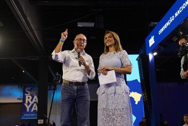 Lançamento da candidatura de Soraya Thronicke e Marcos Cintra pelo União Brasil foi realizada nesta sexta-feira, em São Paulo