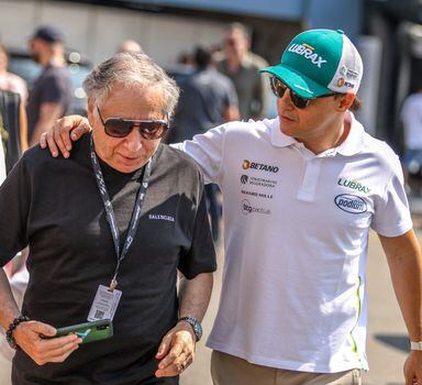 Jean Todt e Felipe Massa em Goiânia