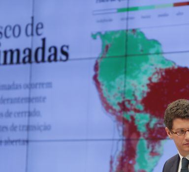 O ministro do Meio Ambiente,Ricardo Salles