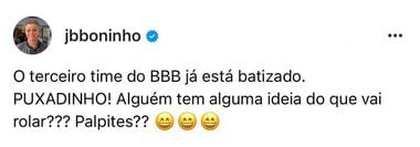 ‘BBB 24′: Boninho revela nome de terceiro grupo além de “camarote” e “pipoca”
