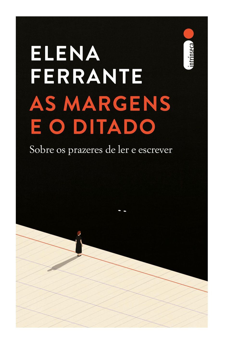 Capa do livro As Margens e o Ditado, de Elena Ferrante