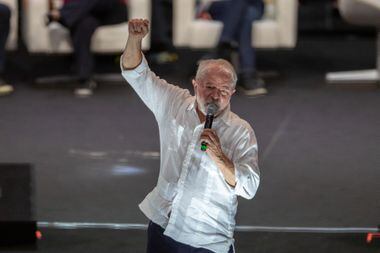 O ex-presidente Lula em ato de campanha na sexta-feira, 21, em Recife