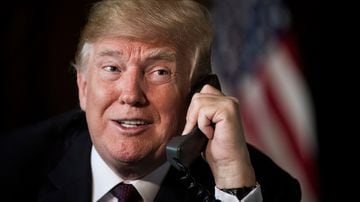 Trump participa de teleconferência com militarespeloDia de Ação de Graças. Foto: Sarah Silbiger/The New York Times