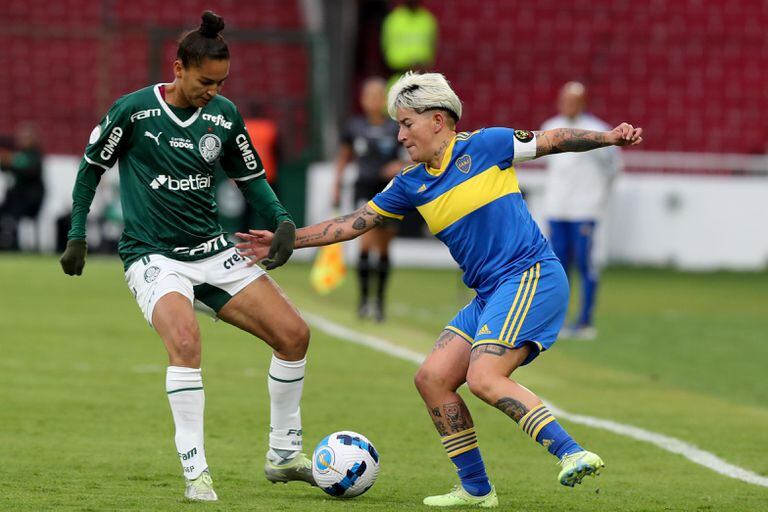 Yamila Rodriguez foi quem mais deu trabalho ao time do Palmeiras.
