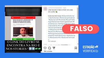 Vídeo usa IA para imitar voz de Bolsonaro em vídeo que tenta vender livros. Foto: Reprodução/Instagram. Foto: Reprodução/Instagram