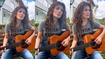 Paula Fernandes cantando em vídeo no Instagram. Foto: Vídeo: @paulafernandes via Instagram