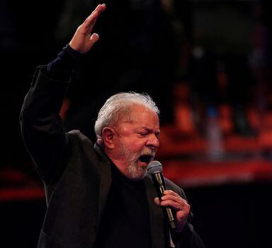 O ex-presidente Lula em evento na primeira semana de junho, em Porto Alegre