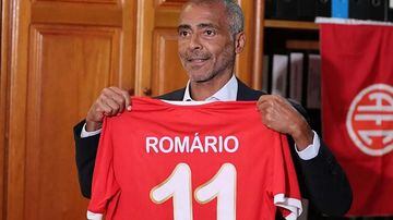 Romário foi eleito presidente do América-RJ, clube de coração do pai. Foto: Arthur Lyrio/América-RJ 