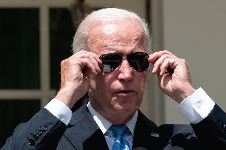 Presidente Joe Biden faz primeira aparição pública, na Casa Branca, após testar negativo para covid-19, em 27 de julho 