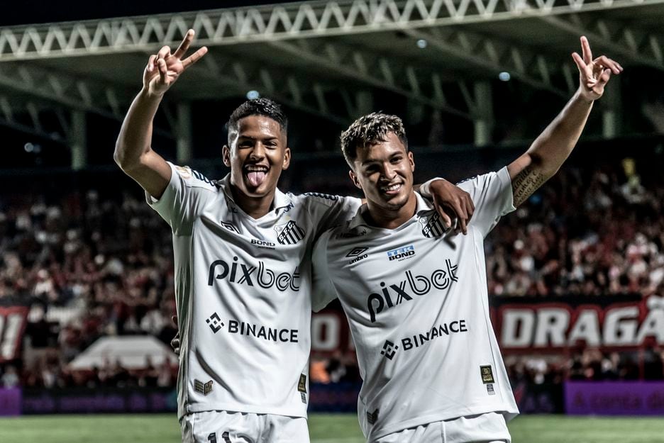 Ângelo e Marcos Leonardo são duas das grandes promessas do Santos e do futebol brasileiro