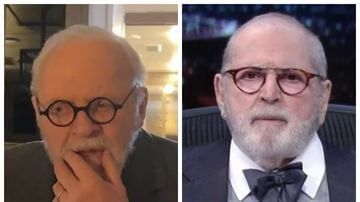 Anthony Hopkins é comparado a Jô Soares ao repassar falas de filme sobre Freud. Foto: Reprodução/X/@anthonyhopkins/Rede Globo
