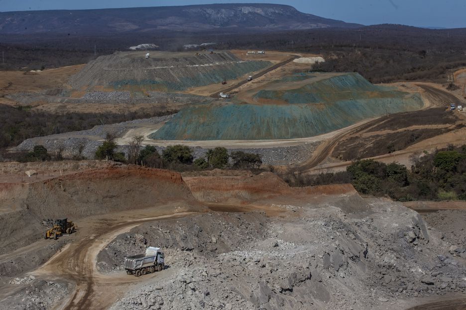 Mina de Lítio na cidade de Araçuaí, nordeste de Minas Gerais, da mineradora Sigma Lithium
