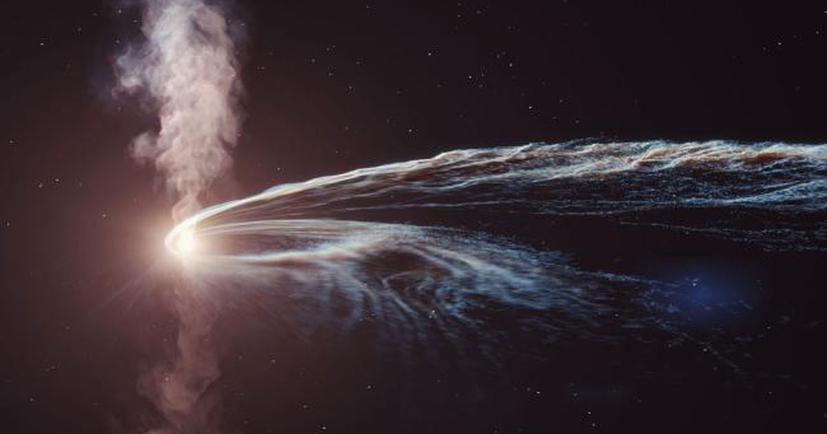 El agujero negro «escupe» la estrella años después de ser destruido, y los investigadores sorprenden