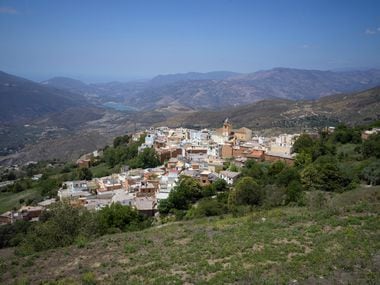A aldeia de Cañar, na região de Alpujarra, no sul de Espanha.