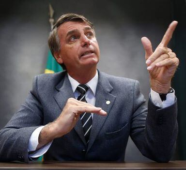O deputado federal Jair Bolsonaro, pré-candidato do PSL à Presidência