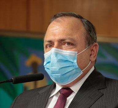 O ministro da Saúde, Eduardo Pazuello