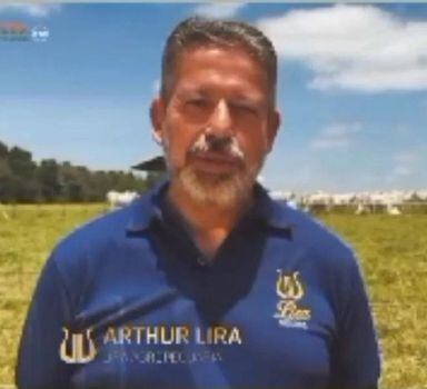 Arthur Lira durante anúncio da segunda edição do Leilão Agropecuária Lira
