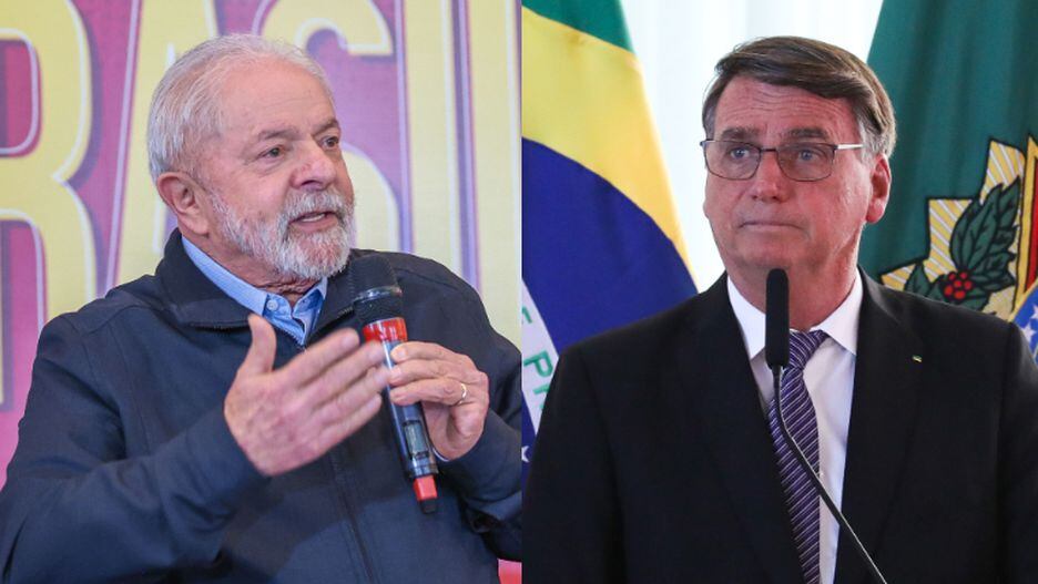 Distância entre Lula e Bolsonaro atingiu menor índice desde junho de 2021. 