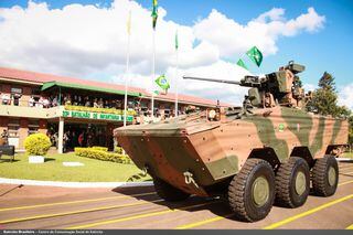 O blindado Guarani usado pelo Exército Brasileiro