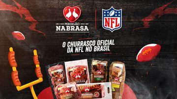 Perdigão é a nova patrocinadora da NFL no Brasil. Foto: Divulgação Perdigão