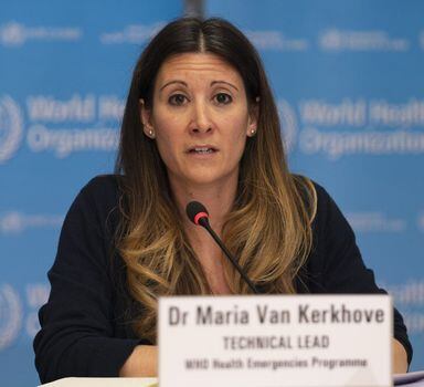 A líder técnica da OMS, Maria Van Kerkhove.