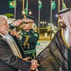 Presidente Lula se reúne com príncipe herdeiro da Arábia Saudita Mohammed bin Salman. Foto: Ricardo Stuckert/Presidência da República