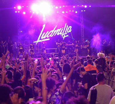 Show da Ludmilla no palco da zona norte, neste domingo, 31, na Virada Cultural de São Paulo.