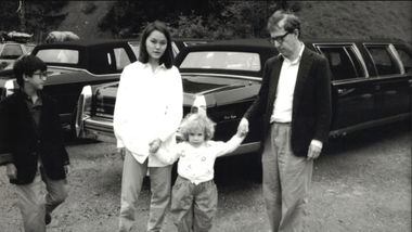 Moses Farrow (L), Soon-Yi Previn, Dylan Farrow and Woody Allen, in a family photo