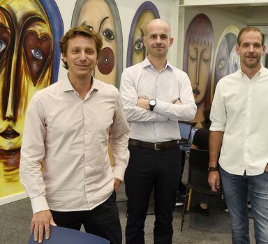 Trio.Voigt, Del Valle e Ruiz criaram a Ebanx em 2012, em Curitiba