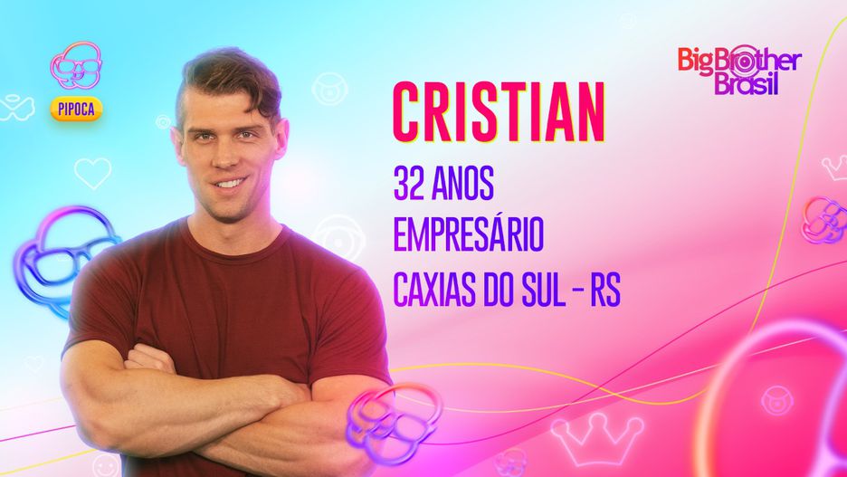 Cristian é empresário e o novo participante do 'BBB 23'