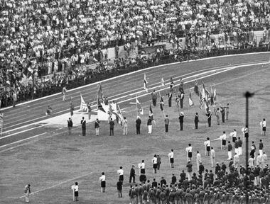 Abertura dos Jogos Pan-americanos de 1963 no estádio do Pacaembu