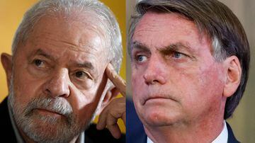Ex-presidente Lula ocupa o primeiro lugar nas pesquisas, seguido pelo atual presidente Jair Bolsonaro. Foto: Evaristo Sá/AFP e Alan Santos/PR