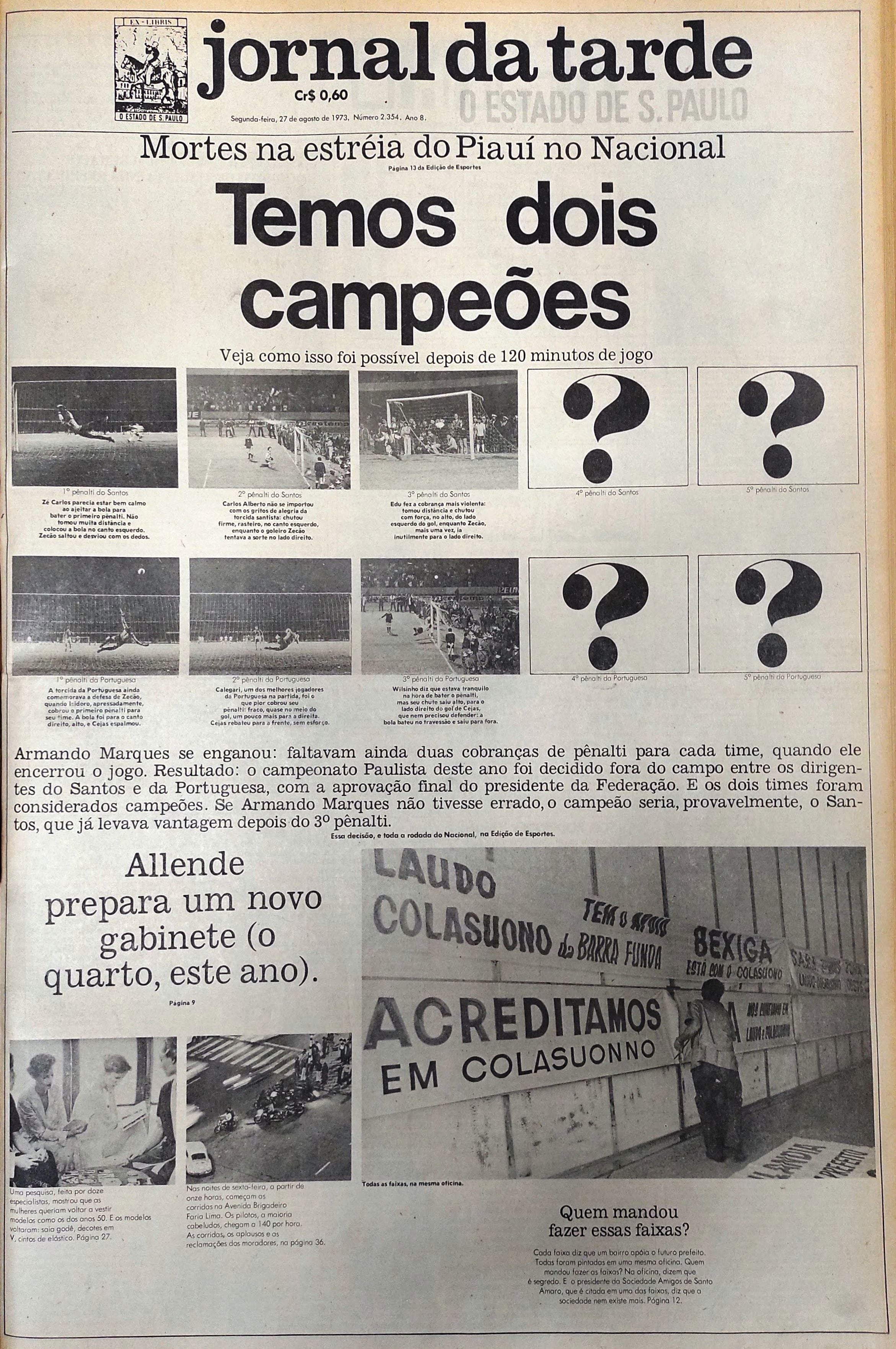 Quais times já foram campeões do Campeonato Paulista de futebol