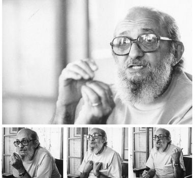 O professor Paulo Freire em entrevista ao Jornal da Tarde em 8/8/1979, um dia após retornar ao Brasil depois de 15 anos no exílio.