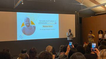 O escritor Renan Silva foi anunciado como o vencedor do Prêmio Kindle. Foto: Julia Queiroz/Estadão