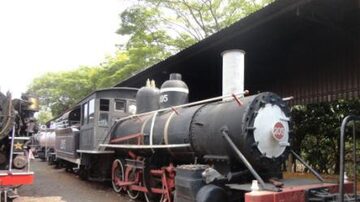 Locomotiva a vapor do século 19 preservada em Campinas. Foto: Fotos Condephaat/Divulgação