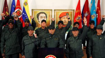 A cúpula militar do chavismo que ainda dá apoio a Nicolás Maduro. Foto: REUTERS/Manaure Quintero 