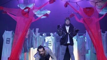 Espetáculo infantil que entra em cartaz, no Sesc Ipiranga, estrelado por Alessandro Hernandez e Ana Paula Lopez. Foto: Nilton Fukuda/Estadão