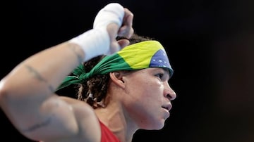 Bia Ferreira, finalista no boxe feminino nos Jogos de Tóquio, ficou com a prata no Mundial, em Istambul. Foto: Ueslei Marcelino/Reuters