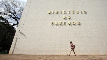 Fachada do Ministério da Fazenda, em Brasília. 