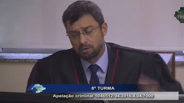 Procurador destaca encontro de Lula e Duque confirmado a Moro. Foto: Reprodução da transmissão ao vivo pelo canal de Youtube do TRF-4