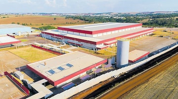 Centro de distribuição foi erguido em 14 mesespara a BRF em Londrina. Foto: Bresco