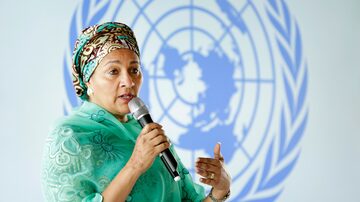 A nigeriana Amina Mohammed ocupa o cargo de vice-secretária-geral desde 2017. Foto: Ryan Brown/United Nations 