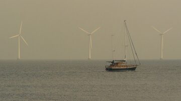 Parque eólico offshore na Dinamarca;exploração energética dos ventos marítimos é prática comum em diversos países da Europa. Foto: Andrei Netto/AE - 17/01/2008