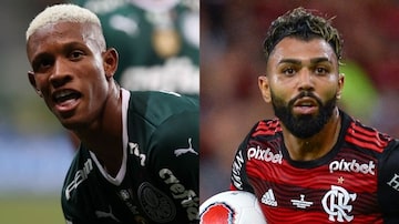 Gabriel Barbosa e Danilo estão entre os jogadores mais valiosos do futebol brasileiro. Foto: Marcelo Cortes/CRF e Cesar Greco/SE Palmeiras