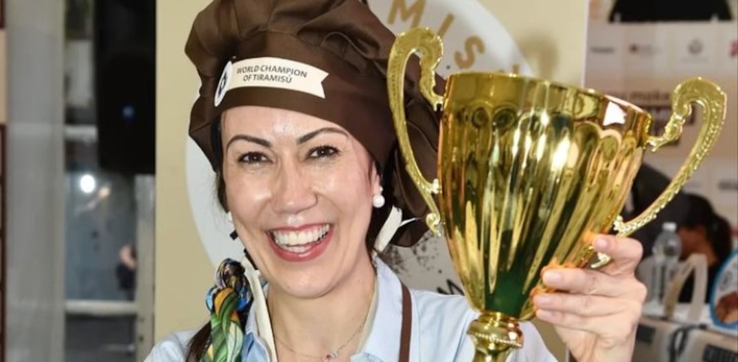 Patricia Guerra vence Copa do Mundo de Tiramisù na Itália. Foto: pessoal