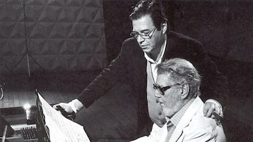 Maestros, Radamés e Tom Jobim firmaram parceria. Foto: Acervo de Radamés Gnattali