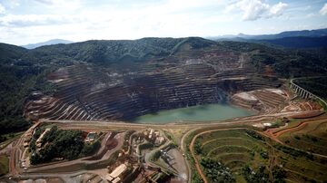 Segundo a Vale, ocorreu um pequeno desplacamento do talude da mina de Gongo Soco. Foto: REUTERS/Leonardo Benassatto 