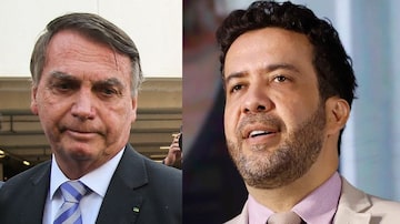 André Janones e Jair Bolsonaro. Foto: Gilmar Félix / Câmara dos Deputados e Wilton Junior / Estadão