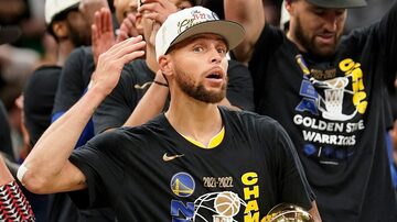 MVP das finais, Curry chorou com mais um título de NBA dos Warriors. Foto: AP Photo/Steven Senne
